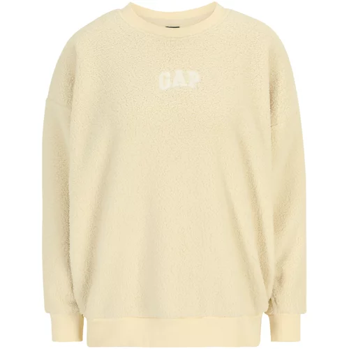 Gap Petite Sweater majica bež / bijela