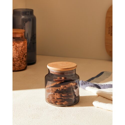 Madame coco Floransa Tegla 635ml, 10x10x11cm, Svetlosiva Cene