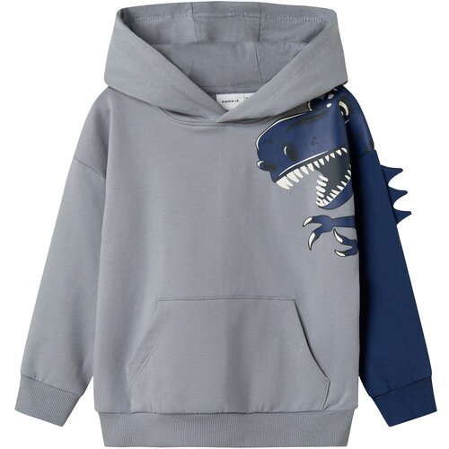 name it Sweater majica 'NMMNASH' golublje plava / tamno plava / crna / bijela Cijene