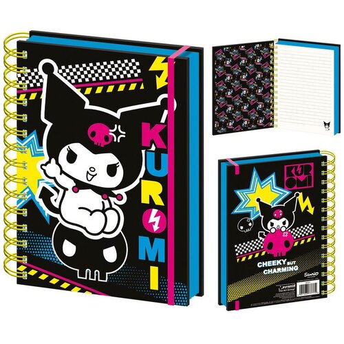 Hello Kitty Bilježnica A5 Kuromi Punk Vibes, 21 x 15,5 cm Slike