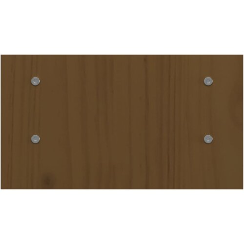  Stalak za monitor boja meda 50 x 27 x 15 cm od masivne borovine Slike