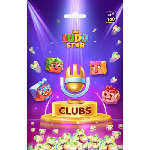 Clubs Ludo Star 100 USD Hearts Key GLOBAL Slike