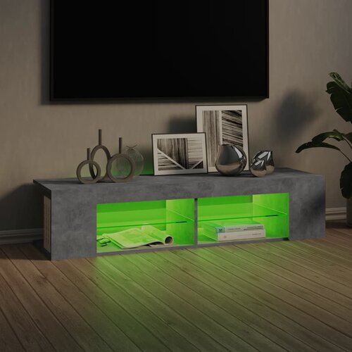  TV ormarić s LED svjetlima 135 x 39 x 30 cm Slike