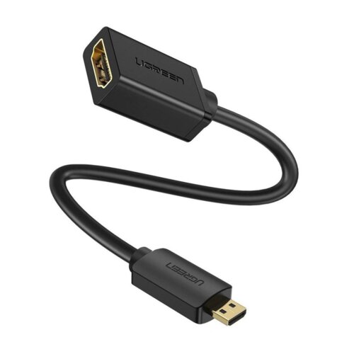 Ugreen 20134 HDMI kabel 0,1 m HDMI Tip D (Micro) HDMI Tip A (Standard) Crno Slike