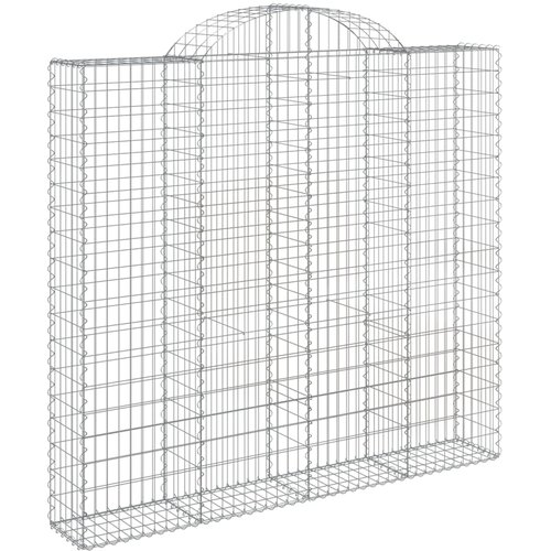  Lučne gabionske ko&amp;scaron;are 6 kom 200x50x180/200cm pocinčano željezo Slike