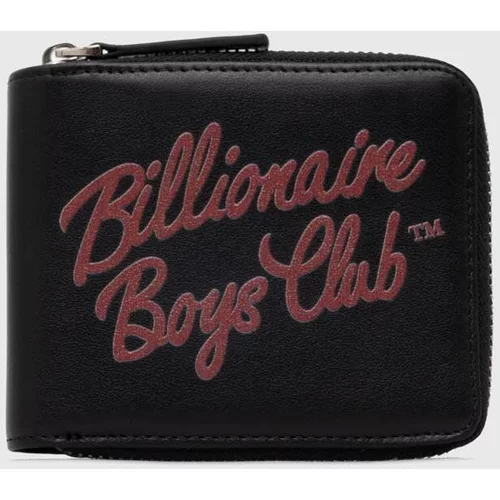 Billionaire Boys Club Kožni novčanik Script Logo Wallet za muškarce, boja: crna, B24148