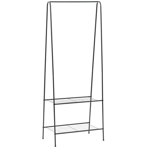  The Living Store Stojalo za oblačila 59x35x150 cm črne barve - Stojalo Za Oblačila, (21484490) Cene