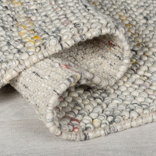 Flair Rugs Kremno bela ročno tkana preproga iz me&amp;scaron;anice volne 120x170 cm Minerals &amp;ndash; Slike
