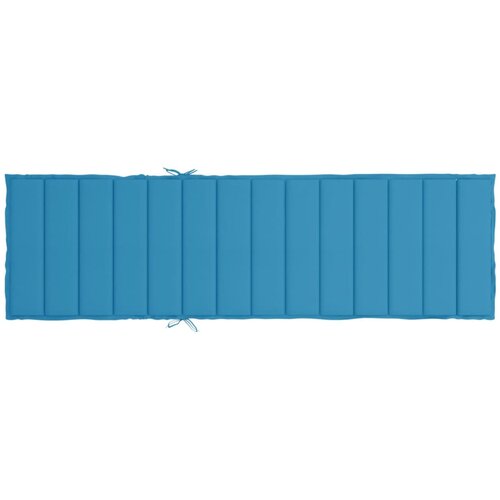  Jastuk za ležaljku plavi 200 x 60 x 3 cm od tkanine Oxford Slike