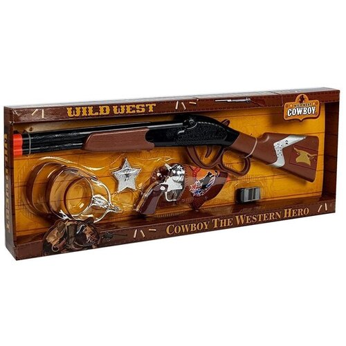 Kaubojski set za igru Colt Revolver sa značkom &amp;scaron;erifa Slike