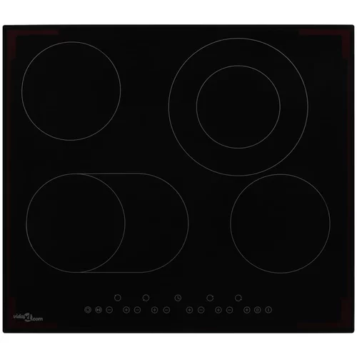 Keramička Keramična kuhalna plošča s 4 gorilniki na dotik 6600 W