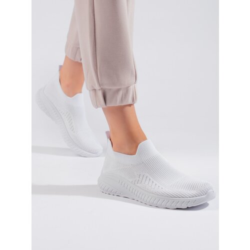 Shelvt Women&amp;#039;s slip-on sneakers white Slike