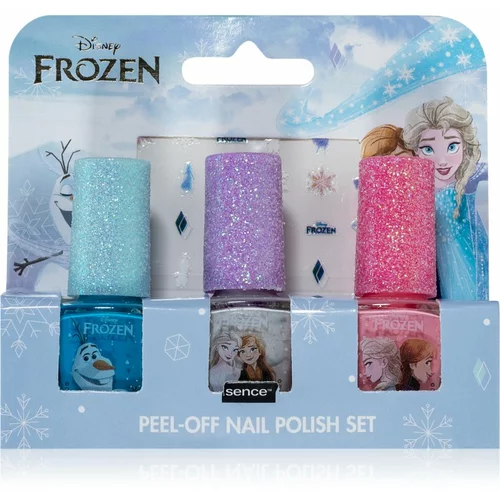 Disney Frozen Peel-off Nail Polish Set set lakova za nokte za djecu Blue, White, Pink 3x5 ml