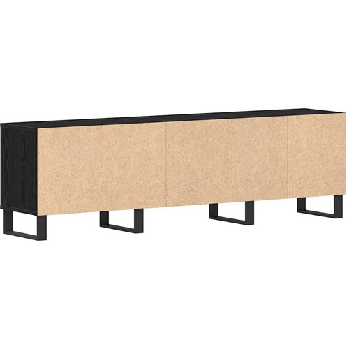  ormar 150 x 30 x 44,5 cm Crni hrast Konstruirano drvo Slike