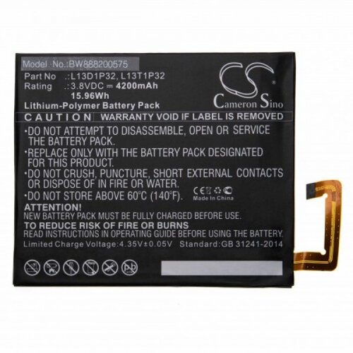 VHBW Baterija za Lenovo Tab 2 A8-50, 4200 mAh Slike