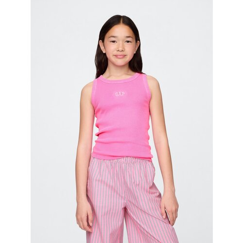 GAP Children's ribbed tank top with logo - Girls Cene