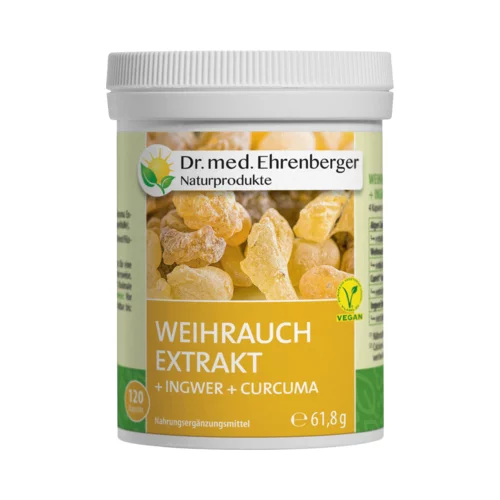 Dr. med. Ehrenberger - bio in naravni izdelki kadilo + ingver + kurkuma v kapsulah