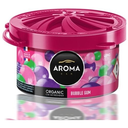 Aroma auto kozmetika miris limenka 40 gr organic bubble gum 660551 Cene