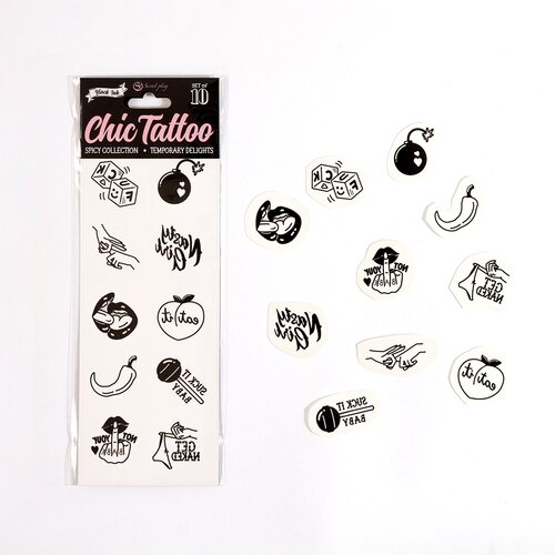SECRET PLAY Chic Tattoo Spicy Collection 10pcs Cijene