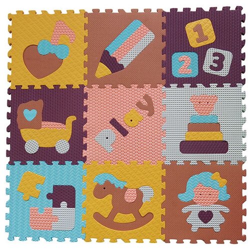 Baby Great Podne puzzle Premijum klase "Ćerke-majke" (braon) Cene