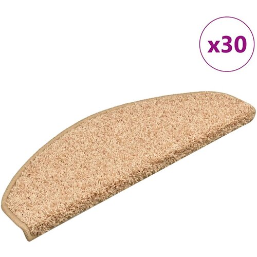 vidaXL Prostirke za stepenice 30 kom zlatne 65x21x4 cm Cene
