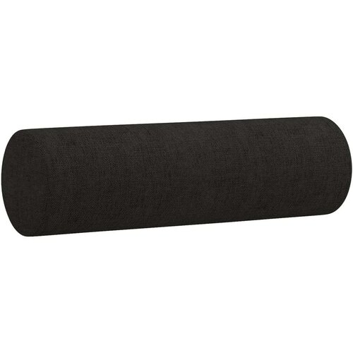 VidaXL 4-dijelni set sofa s jastucima crni od tkanine Slike