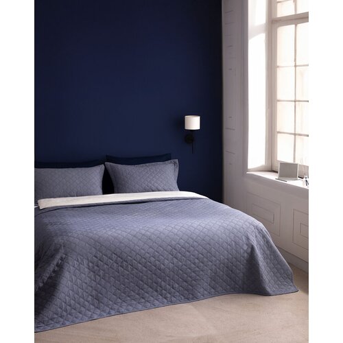 Madame coco Set Prekrivač i jastučnice Relinda, 230x250cm, Teget Cene