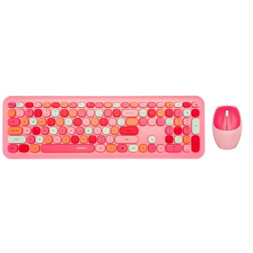 MOFII Retro Set WL Keyboard and Mouse (Pink) Cene