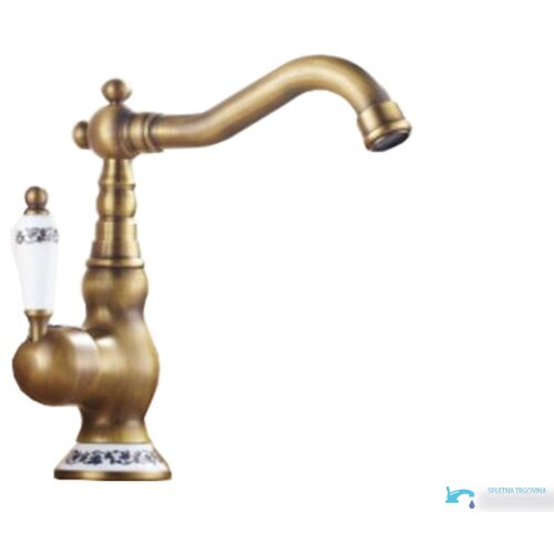 EYN Natična armatura s keramiko | Rustikalna pipa AQ1129 &amp;mdash; 29,5 cm Slike