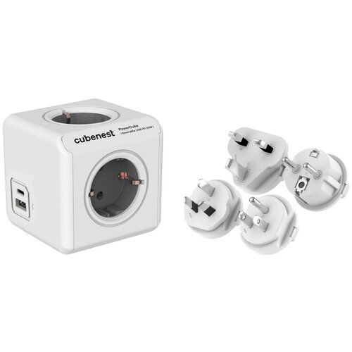 Cubenest Razdelilec PowerCube ReWirable USB Schuko &amp;ndash; Slike