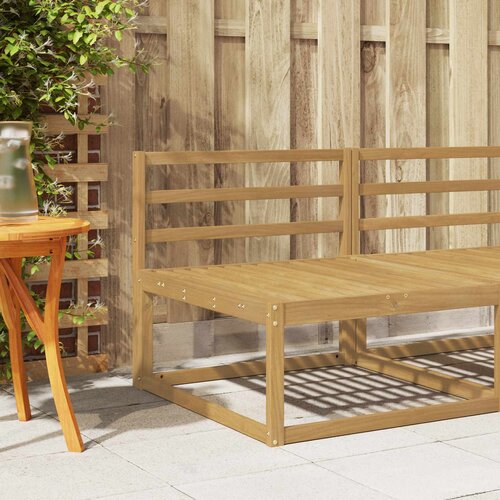 MODUL naslona Bijela 79 x 4 x 73 cm Čvrsto drvo akacije Slike