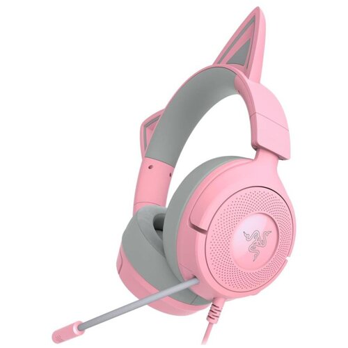 Razer kraken kitty V3 x - wired kitty headset for gaming - quartz edition RZ04-05350100-R3M1 Slike