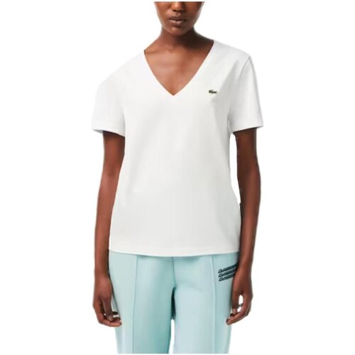 Lacoste Majice s kratkimi rokavi - Bela Slike