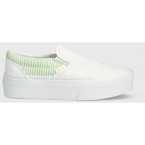 Vans Tenisice Classic Slip-On Stackform za žene, boja: bijela, VN0A7Q5RBGN1 Slike