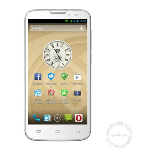Prestigio MultiPhone PSP5517 DUO White mobilni telefon Slike
