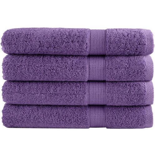 Furnova Premium brisače SOLUND 4 kos vijolična 100x200cm 600 g/m2, (21916700) Cene
