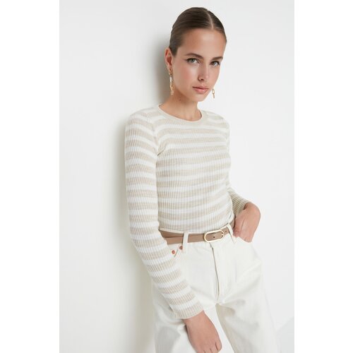 Trendyol Ženski džemper Striped Slike