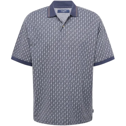 Jack & Jones Majica 'BLUWARREN' bež / mornarska / dimno modra