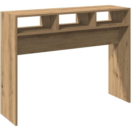 Maison Chic konzolna miza - miza ob steni artisan hrast 105x30x80 cm inženirski les, (21786399) Cene