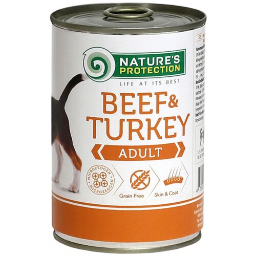 Natures Protection np adult beef & turkey Cene