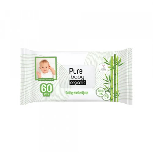 Hemija Maramice vlažne Pure Organic 60/1 Cene