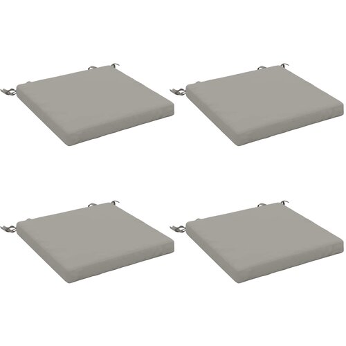  Jastučići za sjedenje SOEST 4 kom. 100% poliester Siva Slike