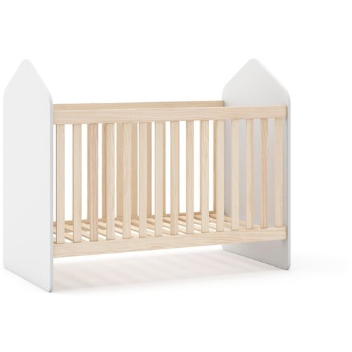 Marckeric Bijeli/u prirodnoj boji dječji krevet u dekoru bora 60x120 cm Estefania – Cijene