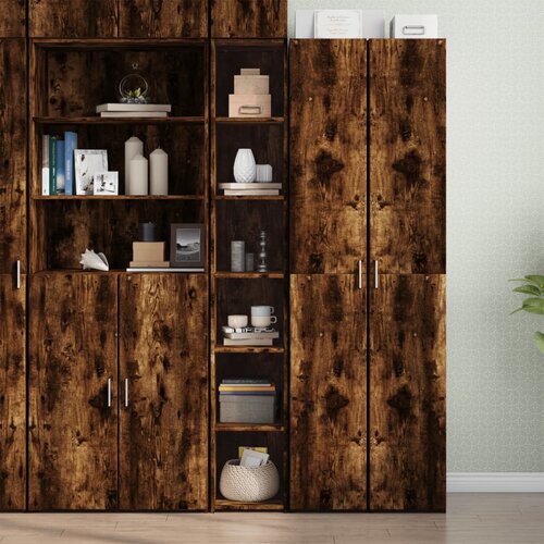 vidaXL Visoka komoda boje hrasta 30x41x185 cm od konstruiranog drva Cene