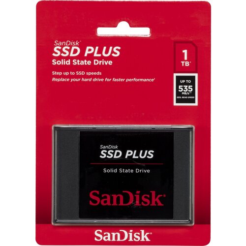 San Disk SSD Plus 1TB Read 535 MB/s SDSSDA-1T00-G27 Slike