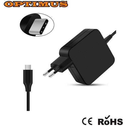 Optimus 65W punjač za laptop (20V/3.25A, 15V/12V/9V/5V, USB-C konektor) Slike