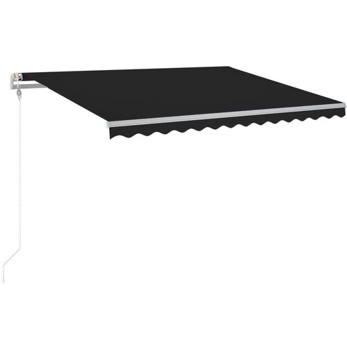  Automatska tenda sa senzorom za vjetar LED 400x350 cm antracit Slike
