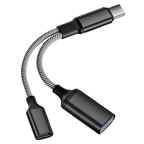 INF Vsestranski pretvornik Type-C v USB s podporo za polnjenje Black, (5000291544) Cene