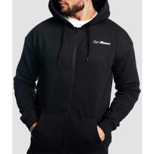 GymBeam zone zip up hoodie black 112147 Slike