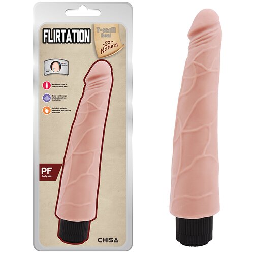  Flirtation Flesh Mekani Realistični Vibrator, 24 cm Cene